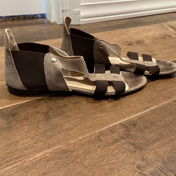 Attilio Giusti Leombruni Black and Cream Sandals - Picture 2 of 4